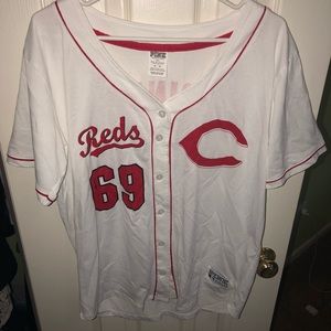 ❤️⚾️Cincinnati Reds Pink Style Jersey